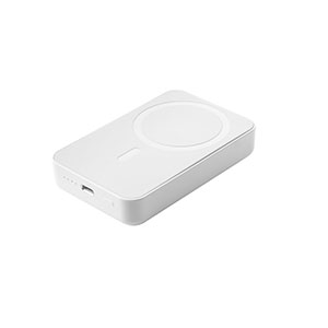 AMPERE 10 - power bank magnetico da 10.000 mAh con caricatore wireless - Bianco
