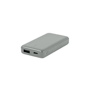 SHERYL - power bank da 4.000 mAh in ABS riciclato - Grigio