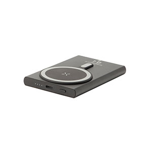 WRIGHT 5 - power bank magnetico da 5.000 mAh - Nero