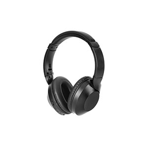 HENDRIX - cuffie wireless pieghevoli in ABS riciclato - Nero