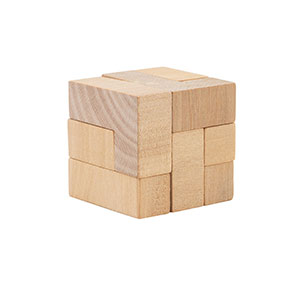 OMBER - puzzle in legno con 7 pezzi - Naturale