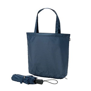 SKYLAR - set di ombrello e borsa per la spesa - Blu