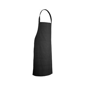 CUMIN - grembiule in twill di cotone - Nero
