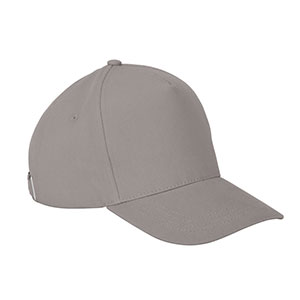 ASHTON - cappellino da baseball in cotone - Grigio chiaro
