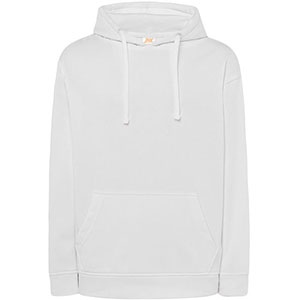 Felpa leggera con cappuccio uomo FRENCH TERRY - Bianco