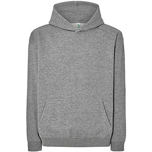 Felpa uomo con cappuccio OVERSIZE - Grigio Melange