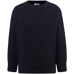 Felpa leggera da bambino FRENCH TERRY - Blu Navy