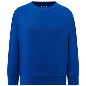 Felpa leggera da bambino FRENCH TERRY - Blu Royal