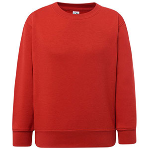 Felpa leggera da bambino FRENCH TERRY - Rosso
