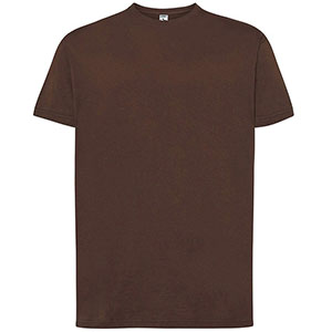 T-shirt di alta qualità in cotone SUPER-T - Cioccolato