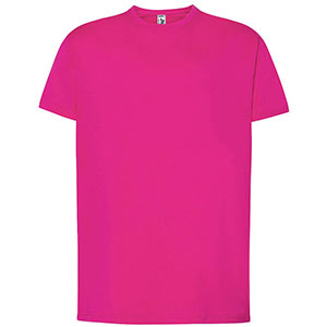 T-shirt di alta qualità in cotone SUPER-T - Fucsia