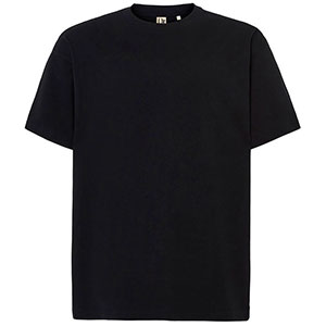 T-shirt 100% cotone OVER RELAXED FIT - Nero