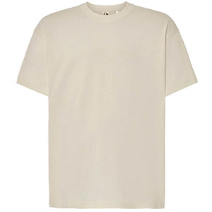T-shirt 100% cotone OVER RELAXED FIT - Ivory