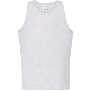 Canotta uomo in 100% cotone URBAN STRAP - Cenere Melange