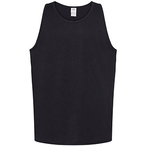 Canotta uomo in 100% cotone URBAN STRAP - Nero