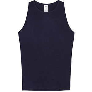 Canotta uomo in 100% cotone URBAN STRAP - Blu Navy