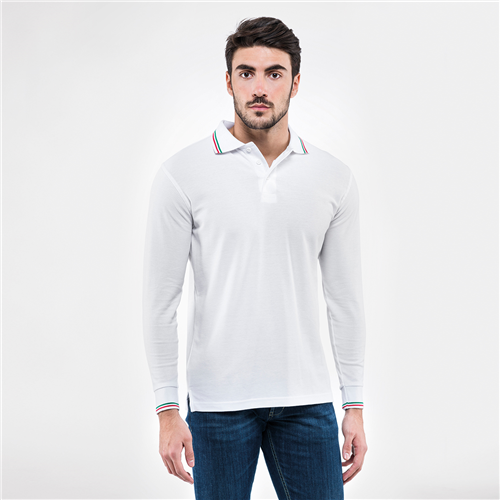 Polo sport maniche lunghe BECKER SPORT - dettaglio