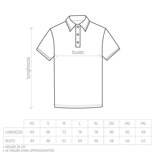 Polo sport in cotone CORTEZ SPORT - piano taglie