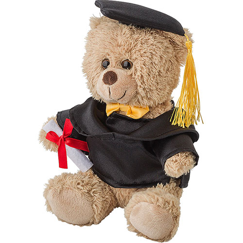 Peluche orsetto laureato MAGNUS - dettaglio