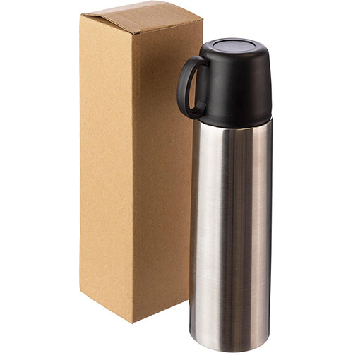 Thermos in acciaio con tazza JAN - dettaglio