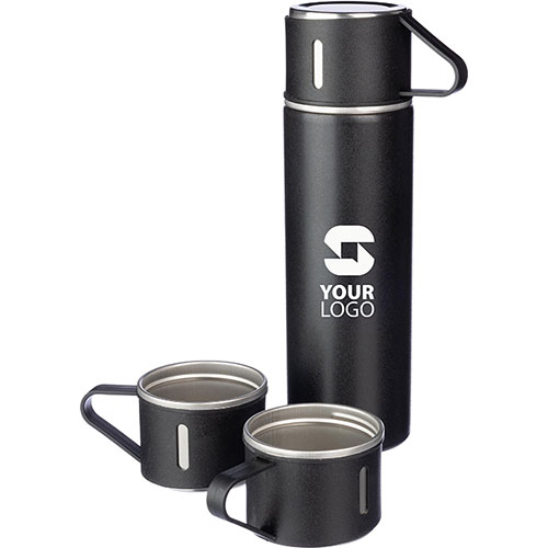 Thermos con 2 tazze HERBERT - dettaglio
