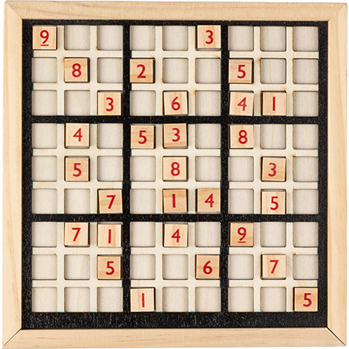 Gioco Sudoku in legno CHRISTA - dettaglio
