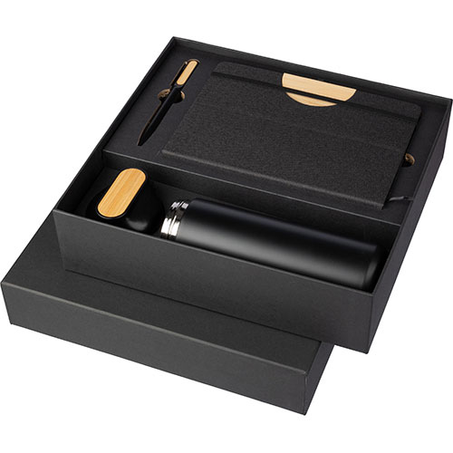 Set da regalo con borraccia, taccuino e penna KURT ORIGINAL - dettaglio