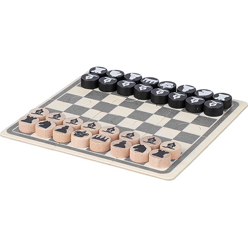 Set scacchi e dama in legno HANK - dettaglio