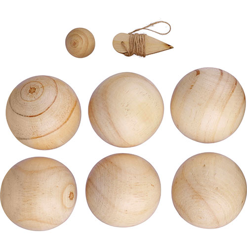 Gioco delle bocce in legno QUILLIAN - dettaglio