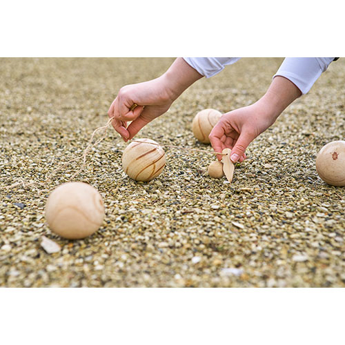 Gioco delle bocce in legno QUILLIAN - dettaglio