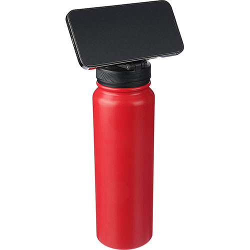 Borraccia termica con supporto cellulare ZINNIA - dettaglio
