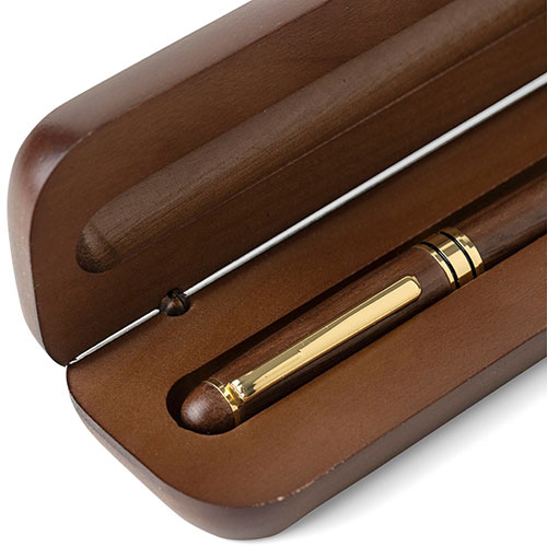 Penna in legno con cofanetto NOA - dettaglio