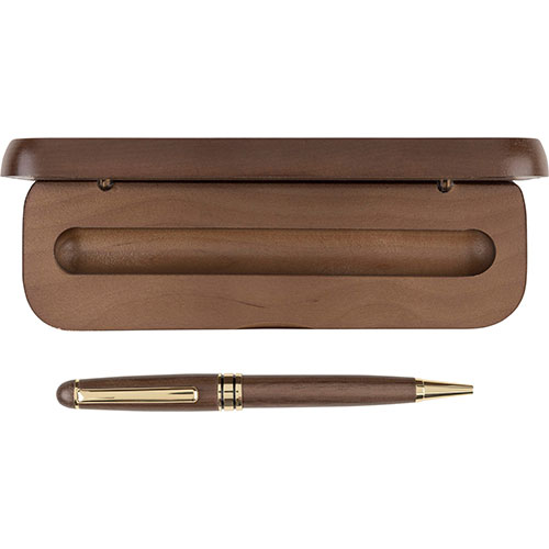 Penna in legno con cofanetto NOA - dettaglio