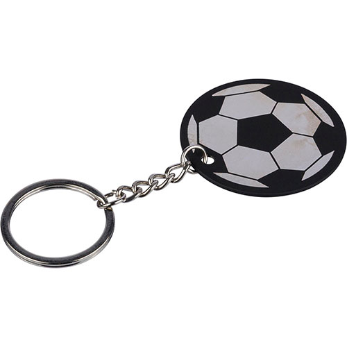 Portachiavi in metallo a forma pallone da calcio CIRO - dettaglio