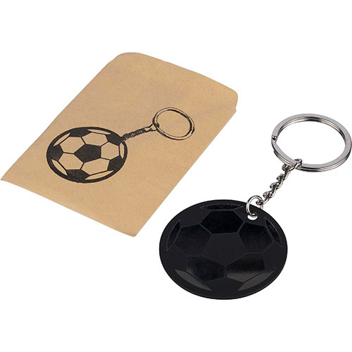 Portachiavi in metallo a forma pallone da calcio CIRO - dettaglio