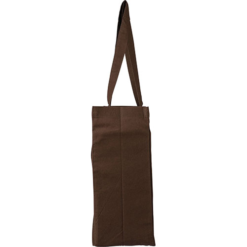 Borsa in cotone con soffietto MALEYA - dettaglio