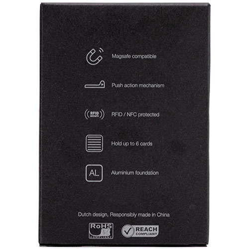 Porta carte di credito WALLY MAG - dettaglio