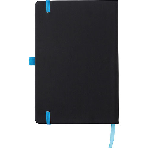 Quaderno nero con elastico colorato CHARLENE - dettaglio