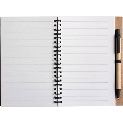 Quaderno spiralato con penna STELLA - dettaglio