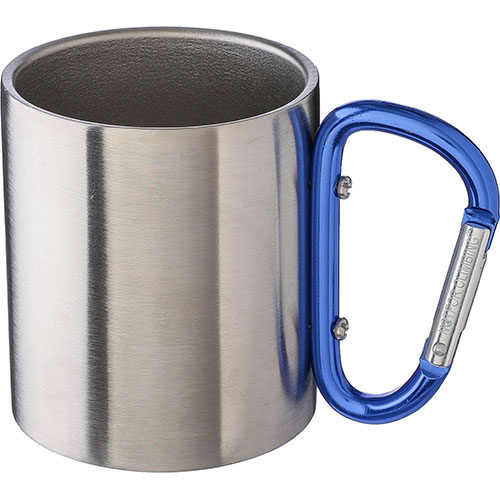 Tazza in acciaio con moschettone NELLA - dettaglio