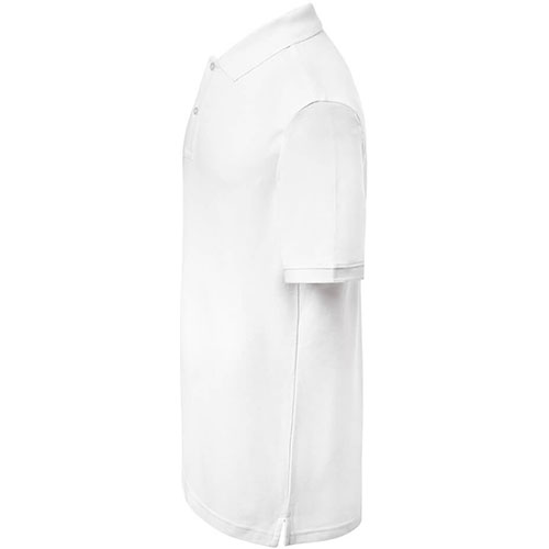 Polo uomo in 100% cotone JT bianca - dettaglio