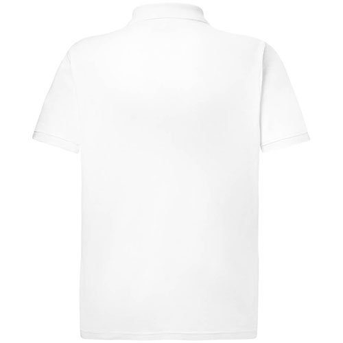Polo uomo in 100% cotone JT bianca - dettaglio