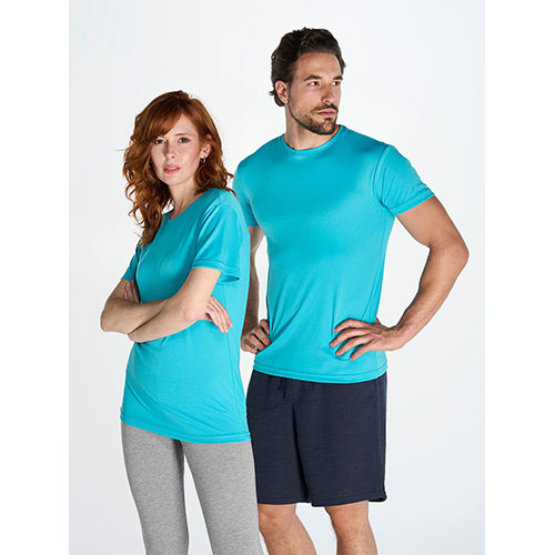 T-shirt sport uomo JT in poliestere riciclato - dettaglio