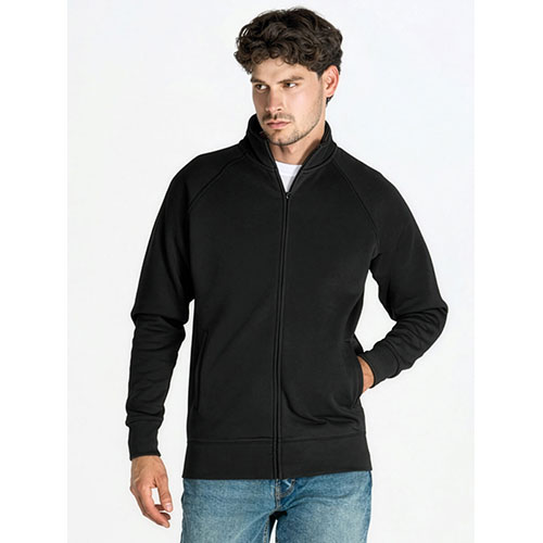 Felpa unisex con zip PREMIUM JT - dettaglio