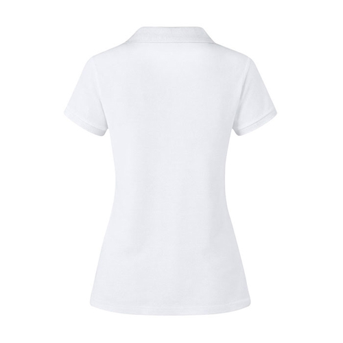 Polo donna bianca KOUPAN - dettaglio