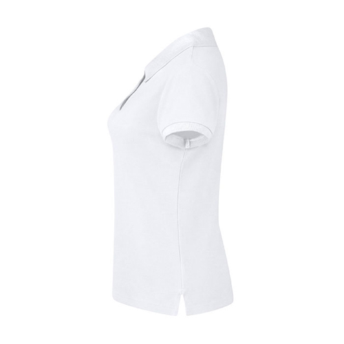 Polo donna bianca KOUPAN - dettaglio