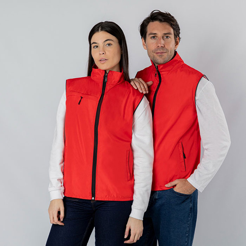 Gilet in tessuto leggero DERVIK - dettaglio