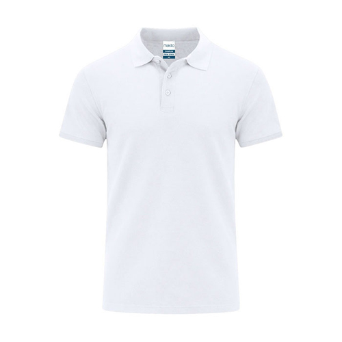 Polo bianca in cotone CHAPLIN - dettaglio