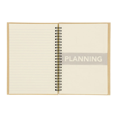 Taccuino spiralato con planning CELIK - dettaglio