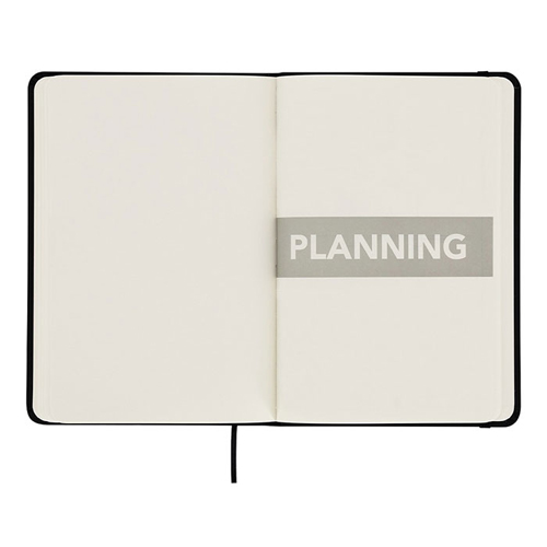 Quaderno con planning mensile CRIX - dettaglio